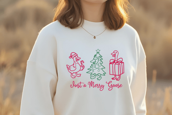 Merry Goosemas Font PNG with transparent background - Preview 5