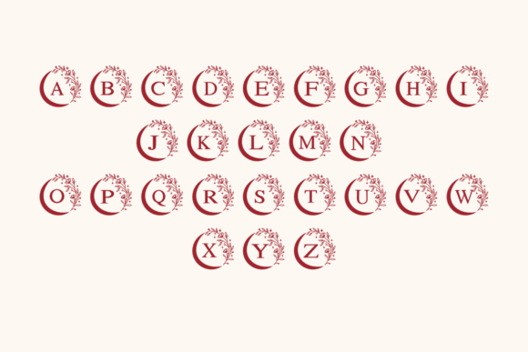 Moon Flower Magic Font PNG with transparent background - Preview 1