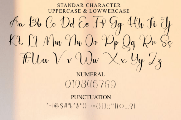 October Calligraphy Font PNG with transparent background - Preview 5
