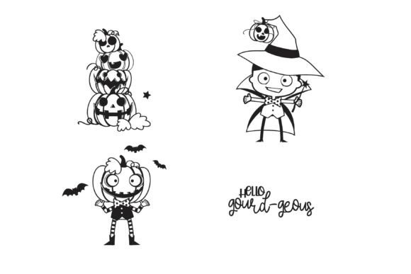 Pumpkin Peeps Dingbats Font PNG with transparent background - Preview 4