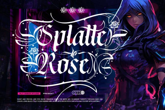Rebella Font PNG with transparent background - Preview 4