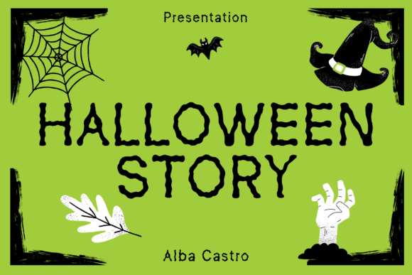 Slime Ghost Font PNG with transparent background - Preview 1