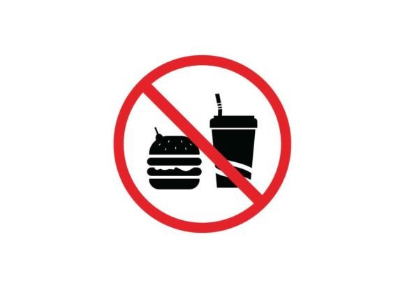 Do Not Bring Food Signs