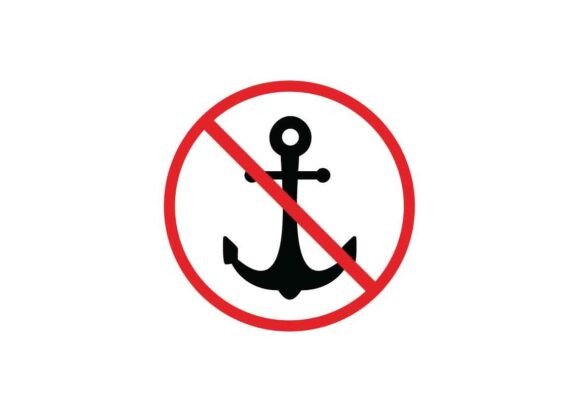 Warning Sign Icon, No Anchoring