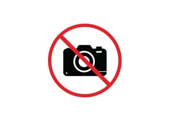Warning Sign Icon, No Photos