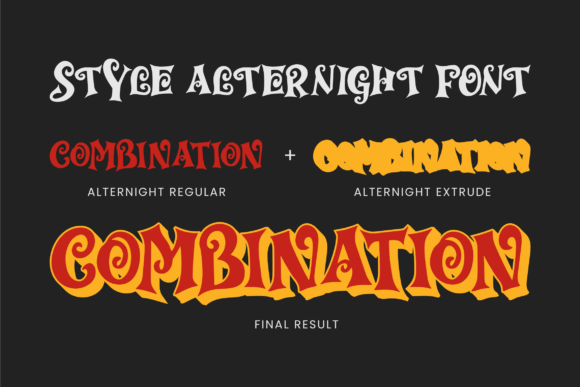 Alternight Font - Preview 3