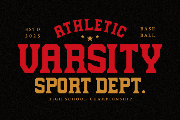 Athletic Division Font - Preview 3