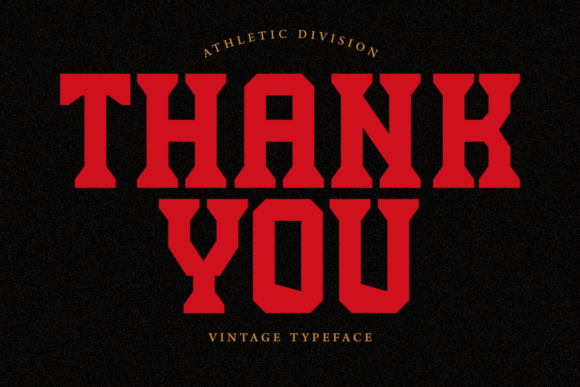 Athletic Division Font - Preview 5