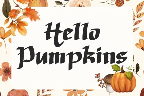 Autumn History Font - Preview 1