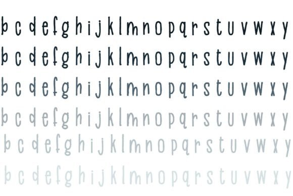 Beanboos and Ooze Duo Font PNG with transparent background - Preview 2