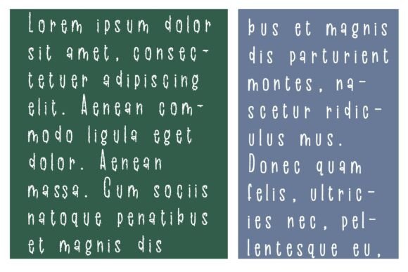Beanboos and Ooze Duo Font PNG with transparent background - Preview 4