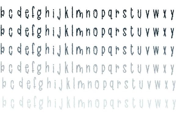 Beanboos and Ooze Duo Font PNG with transparent background - Preview 5