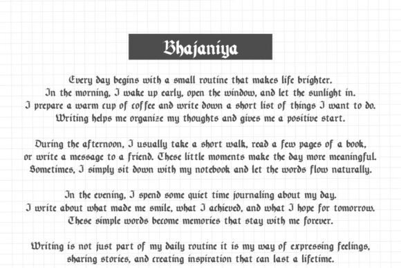 Bhajaniya Font - Preview 5