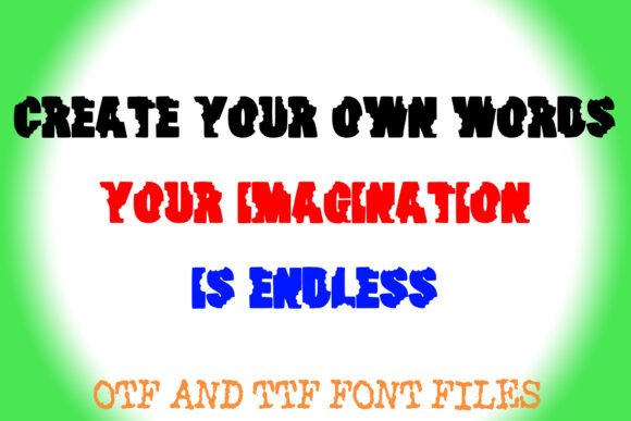 Bitten Gnawed Font - Preview 2