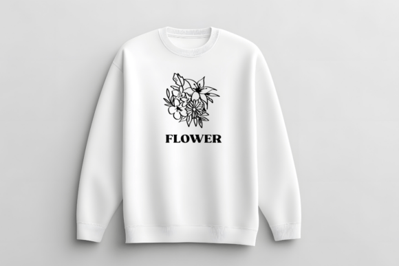 Bloom Bouquet Font PNG with transparent background - Preview 4