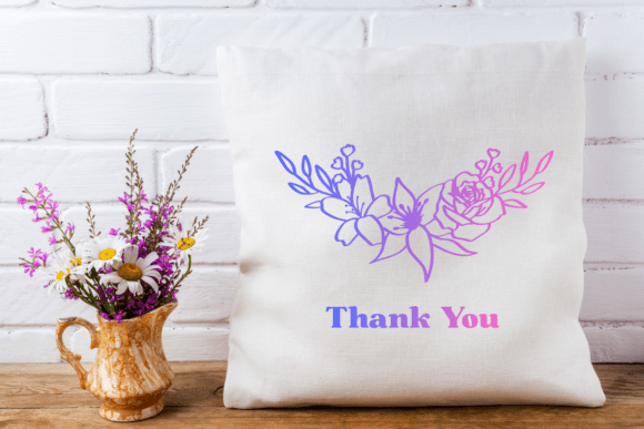 Bloom Bouquet Font PNG with transparent background - Preview 6