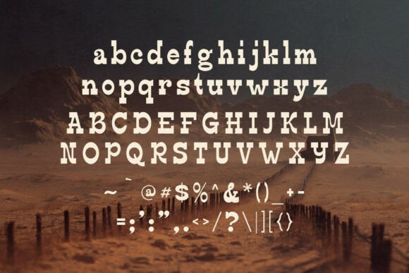 Buffalo Range Font - Preview 1