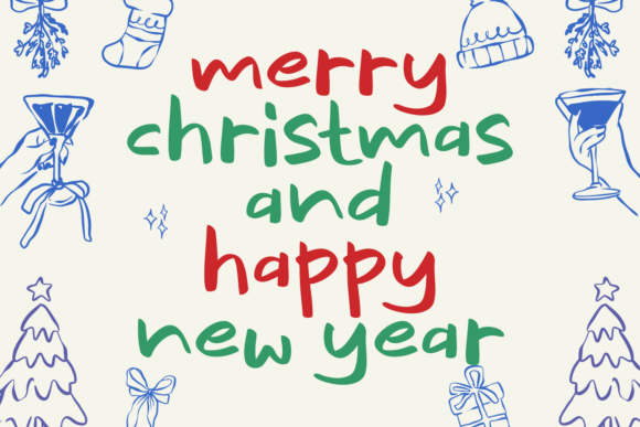 Christmas Daylight Font - Preview 1