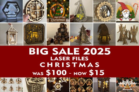 Christmas Mega Bundle 2025 - Laser Cut laser cut file
