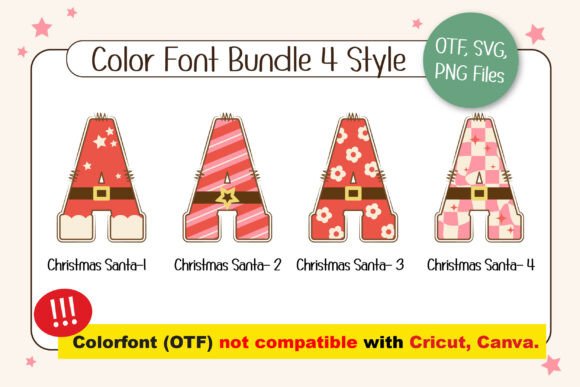 Christmas Santa Font - Preview 1