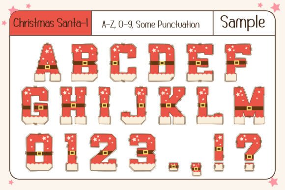 Christmas Santa Font - Preview 2