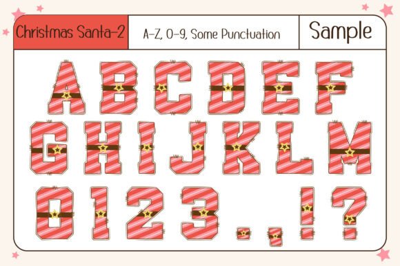 Christmas Santa Font - Preview 3