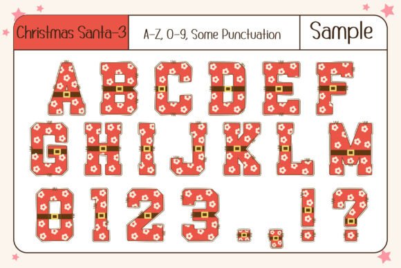 Christmas Santa Font - Preview 4