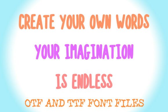 Cute Kid Marker Pen Font - Preview 2