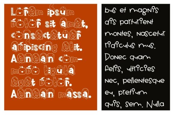 Cutie Halloween Trio Font - Preview 1