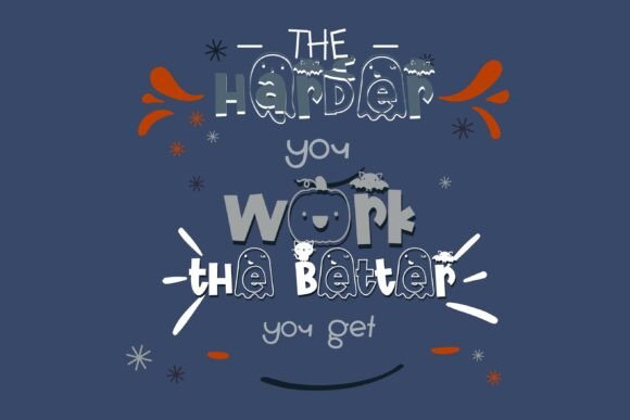 Cutie Halloween Trio Font - Preview 3