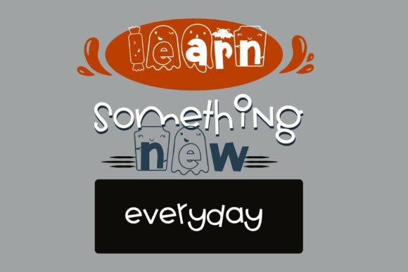 Cutie Halloween Trio Font - Preview 4