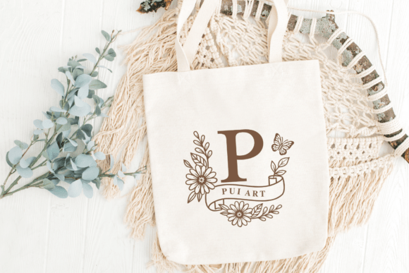 Daisy Flower Monogram Font - Preview 5