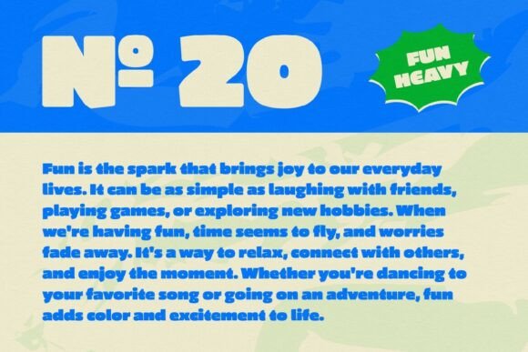Fattonic Font - Preview 4