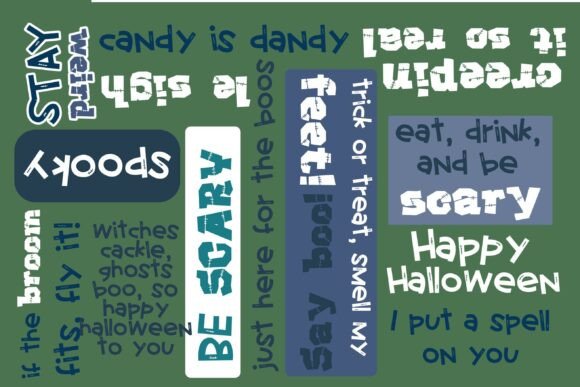 Frankenfriend Duo Font PNG with transparent background - Preview 1