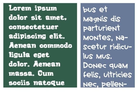 Frankenfriend Duo Font PNG with transparent background - Preview 3