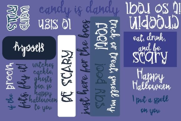 Froogfears Duo Font PNG with transparent background - Preview 1