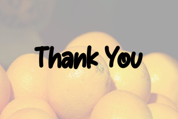 Fruit Juice Font - Preview 3