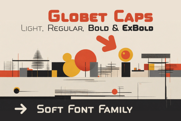 Globet in Capitals Font - Preview 3