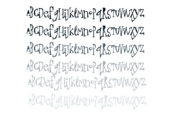 Gossip Ghoul Duo Font - Preview 6