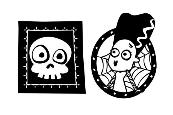 Halloween Brigade Dingbats Font PNG with transparent background - Preview 5