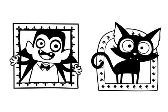 Halloween Brigade Dingbats Font PNG with transparent background - Preview 6