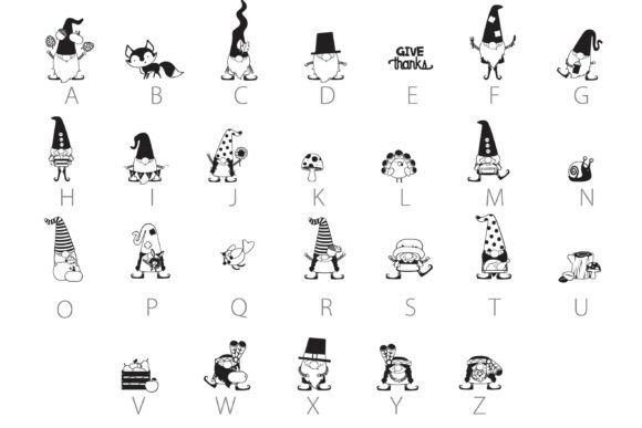 Halloween/ Fall Gnomes Font - Preview 3