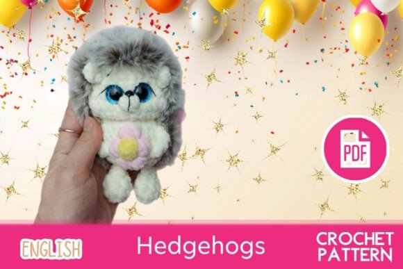 Hedgehog Crochet Toy / Amigurumi PDF