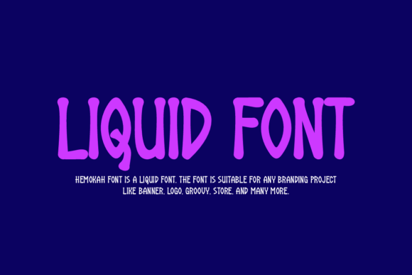 Hemokah Font PNG with transparent background - Preview 1