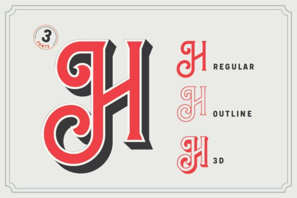 Heralon Font PNG with transparent background - Preview 1
