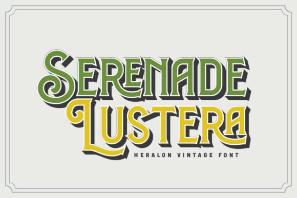 Heralon Font PNG with transparent background - Preview 5