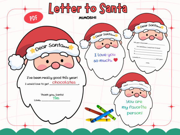 Letter to Santa Printable Craft