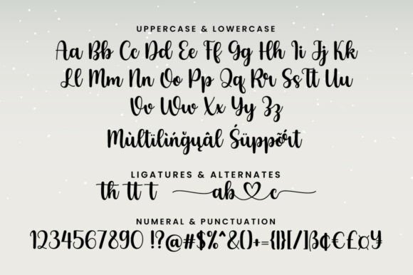 Mary Jane Font PNG with transparent background - Preview 4