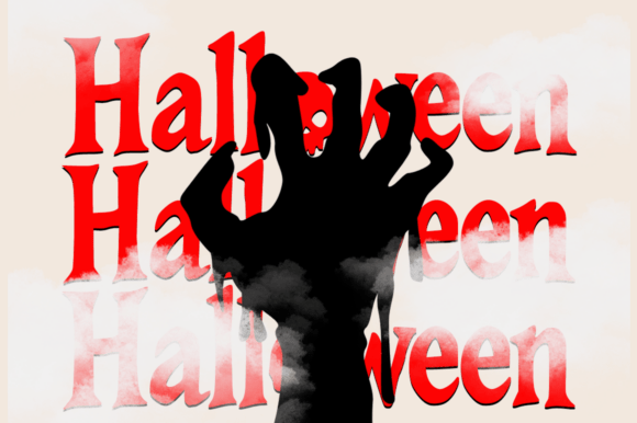 Night Fall Spooky Font PNG with transparent background - Preview 3