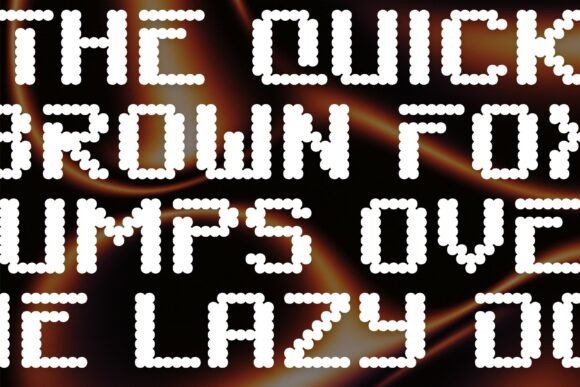 Opticode Font PNG with transparent background - Preview 4